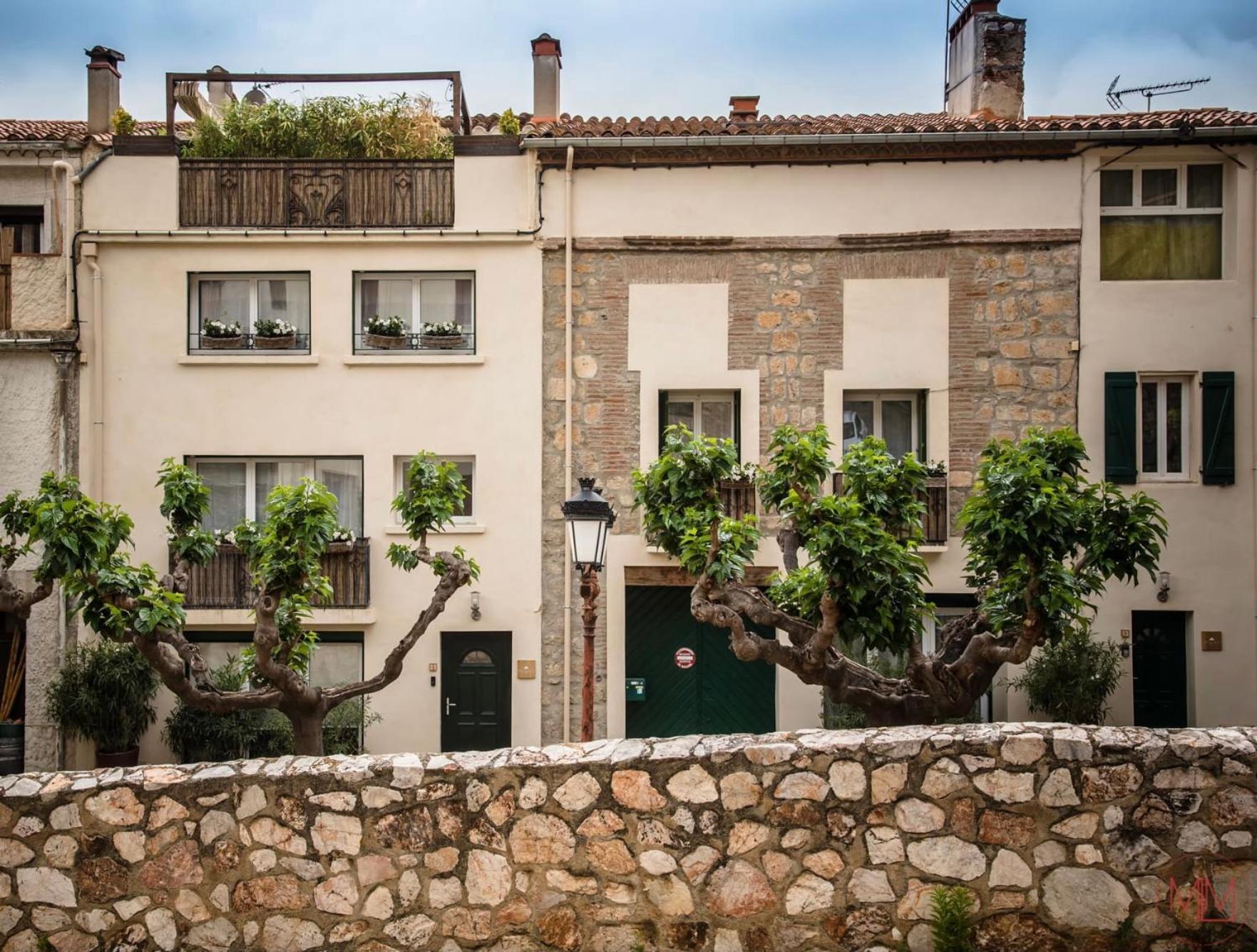 Origines Hotel Tautavel Bagian luar foto